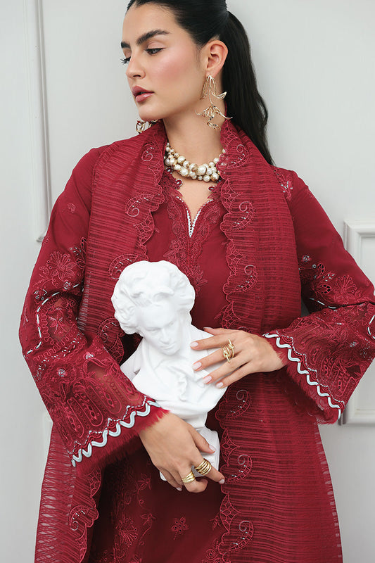 Qalamkar Qline Lawn Drop 1 =QISTAH Aangan the essence of lawn & chiffon