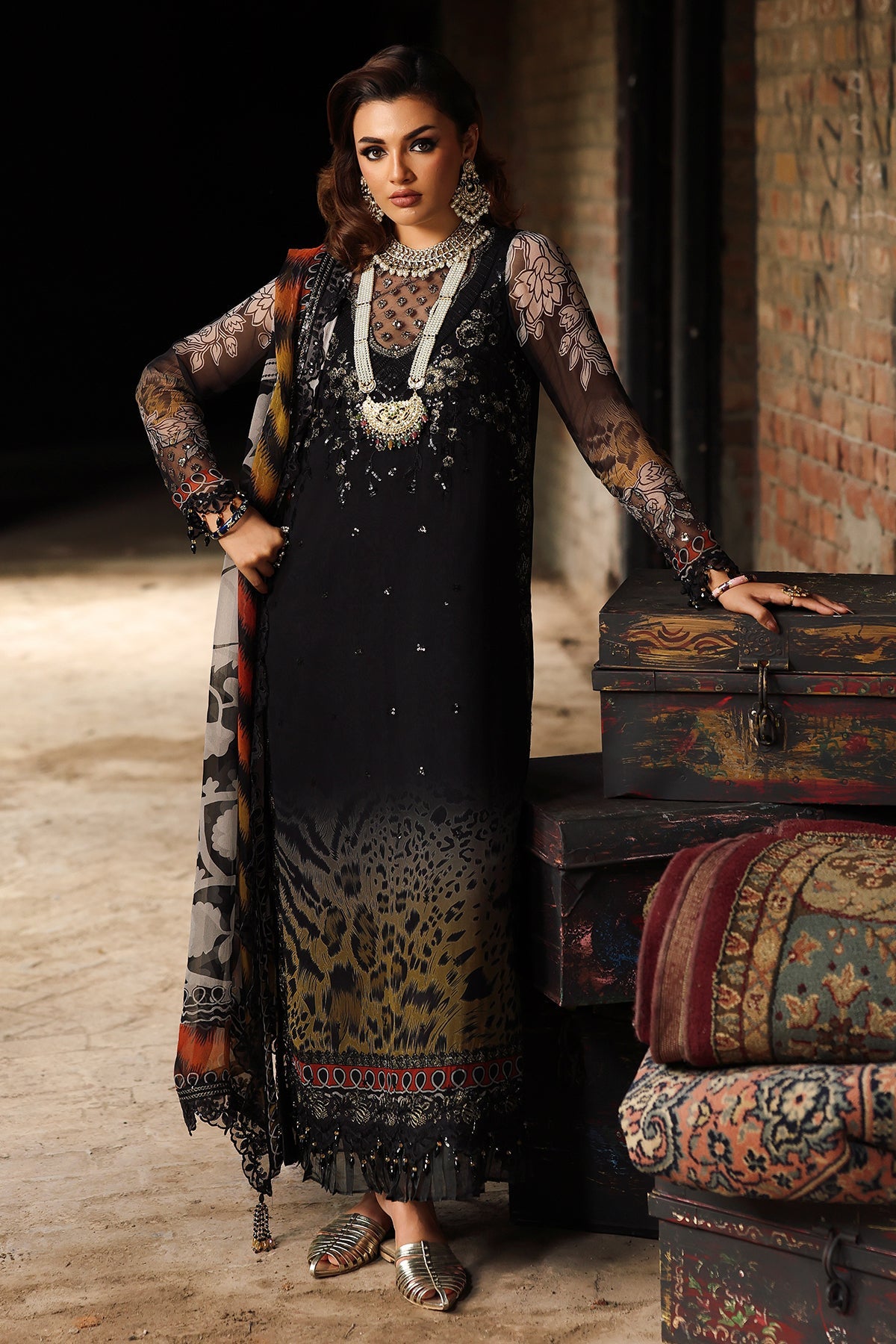 Charizma Vasal Vol-5= VSL25-36 | AANGAN |Shop Authentic Pakistani Designer  Chiffon Suits Online in India  Aangan | the Essence of Lawn & Chiffon
