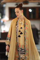 Charizma Combinations 2026 Lawn-CC6-6 Aangan the essence of lawn & chiffon