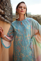 Charizma Combinations 2026 Lawn-CC6-3 Aangan the essence of lawn & chiffon