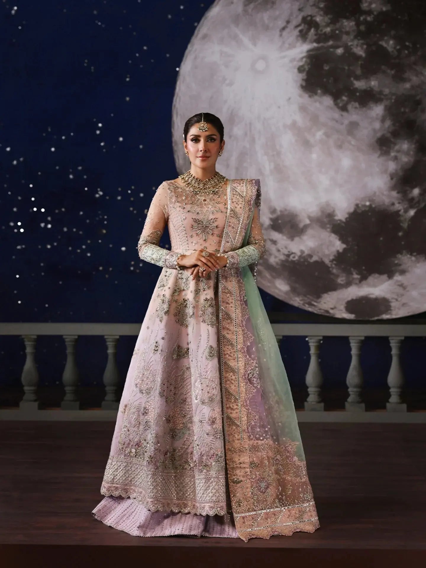 NUREH JHUMRO FESTIVE COLLECTION Aangan.the essence of lawn & chiffon