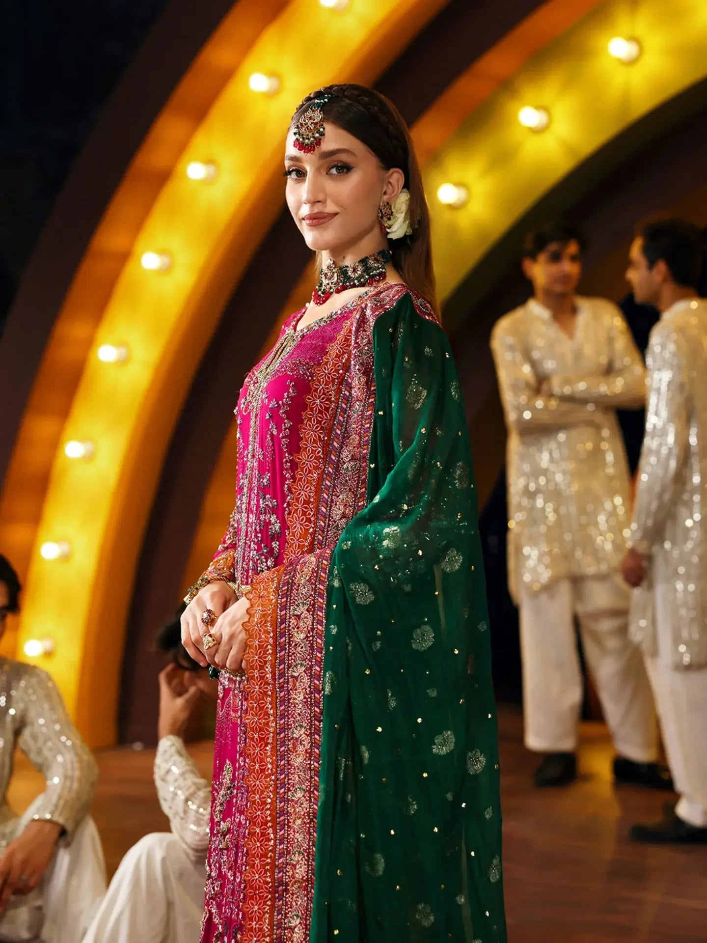 NUREH JHUMRO FESTIVE COLLECTION Aangan.the essence of lawn & chiffon