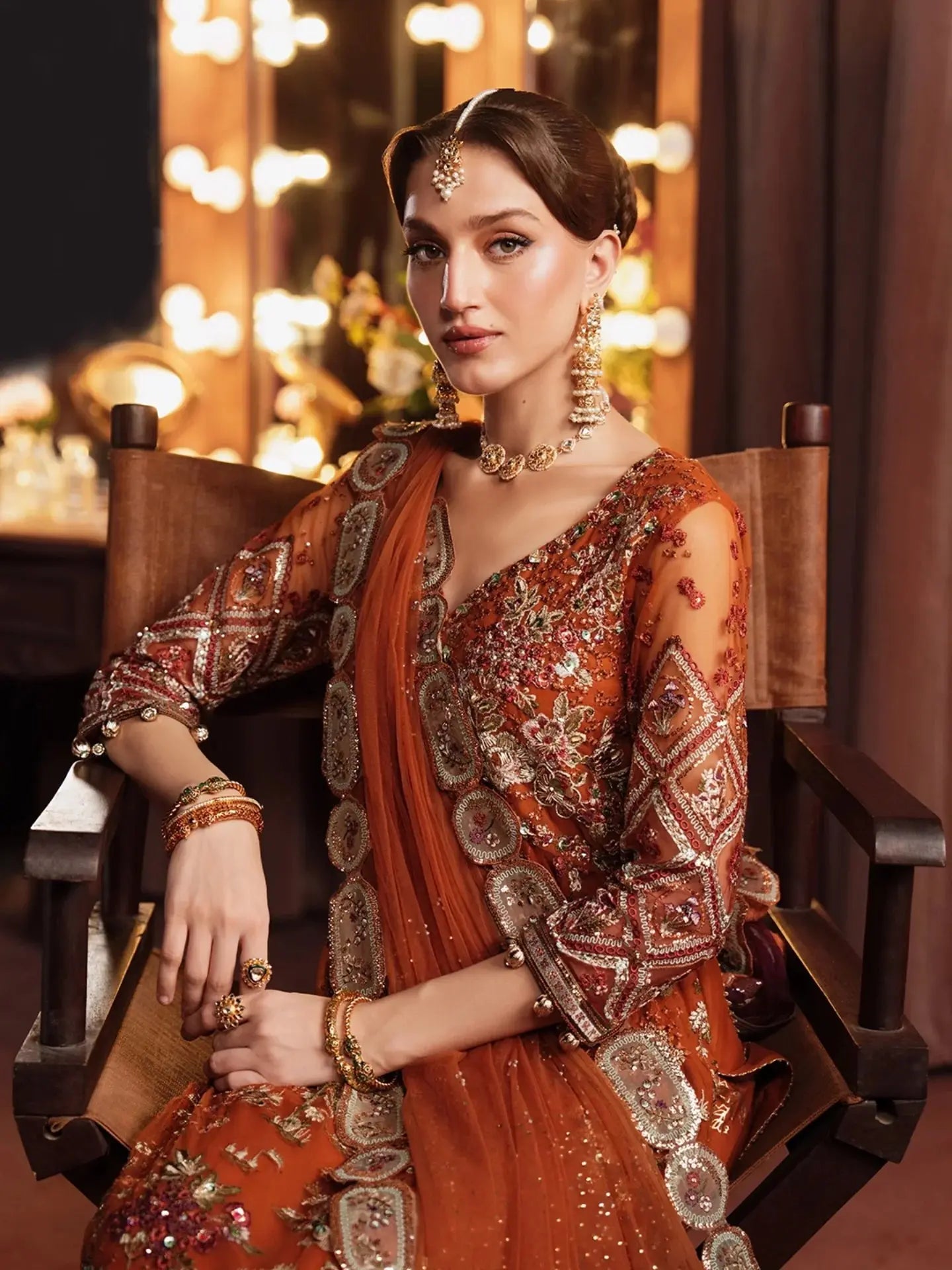 NUREH JHUMRO FESTIVE COLLECTION Aangan.the essence of lawn & chiffon