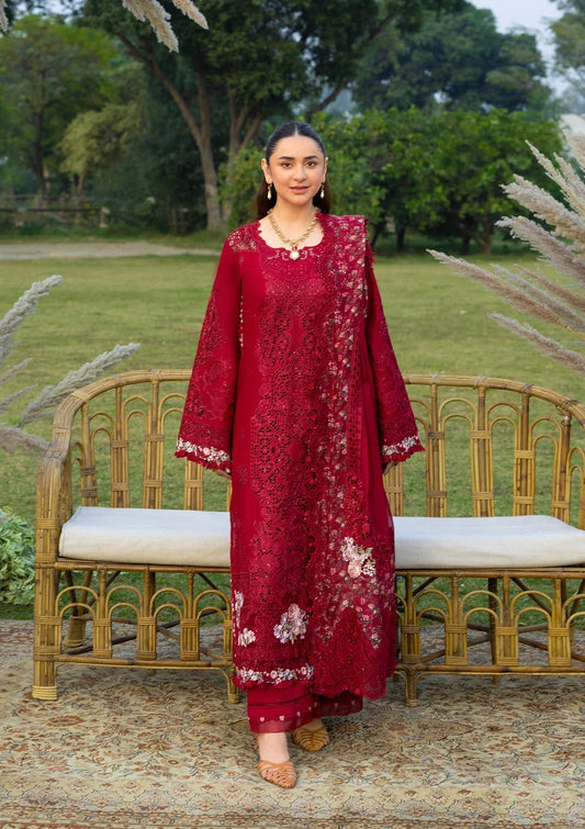 ELAF LUXURY LAWN '26=10 CHERIE LADY Aangan the essence of lawn & chiffon