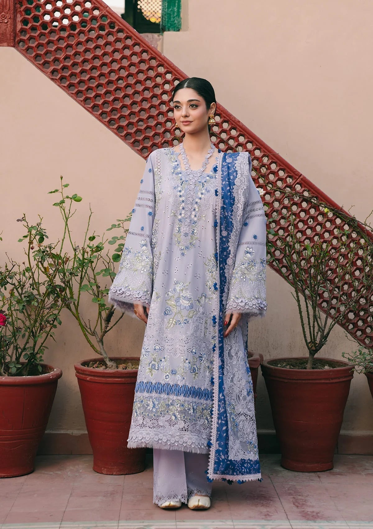 KAHF LUXURY LAWN 2026=7 B Aangan | the Essence of Lawn & Chiffon