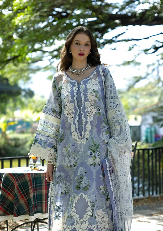 ELAF SIGNATURE LAWN=2026=8b Aangan | the Essence of Lawn & Chiffon
