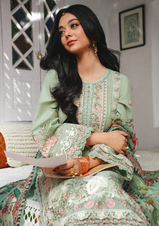 KAHF LUXURY LAWN 2026 =4B Aangan | the Essence of Lawn & Chiffon