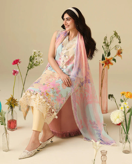 Mushq Soleil Prints Lawn 2026 || Bellarosa Aangan