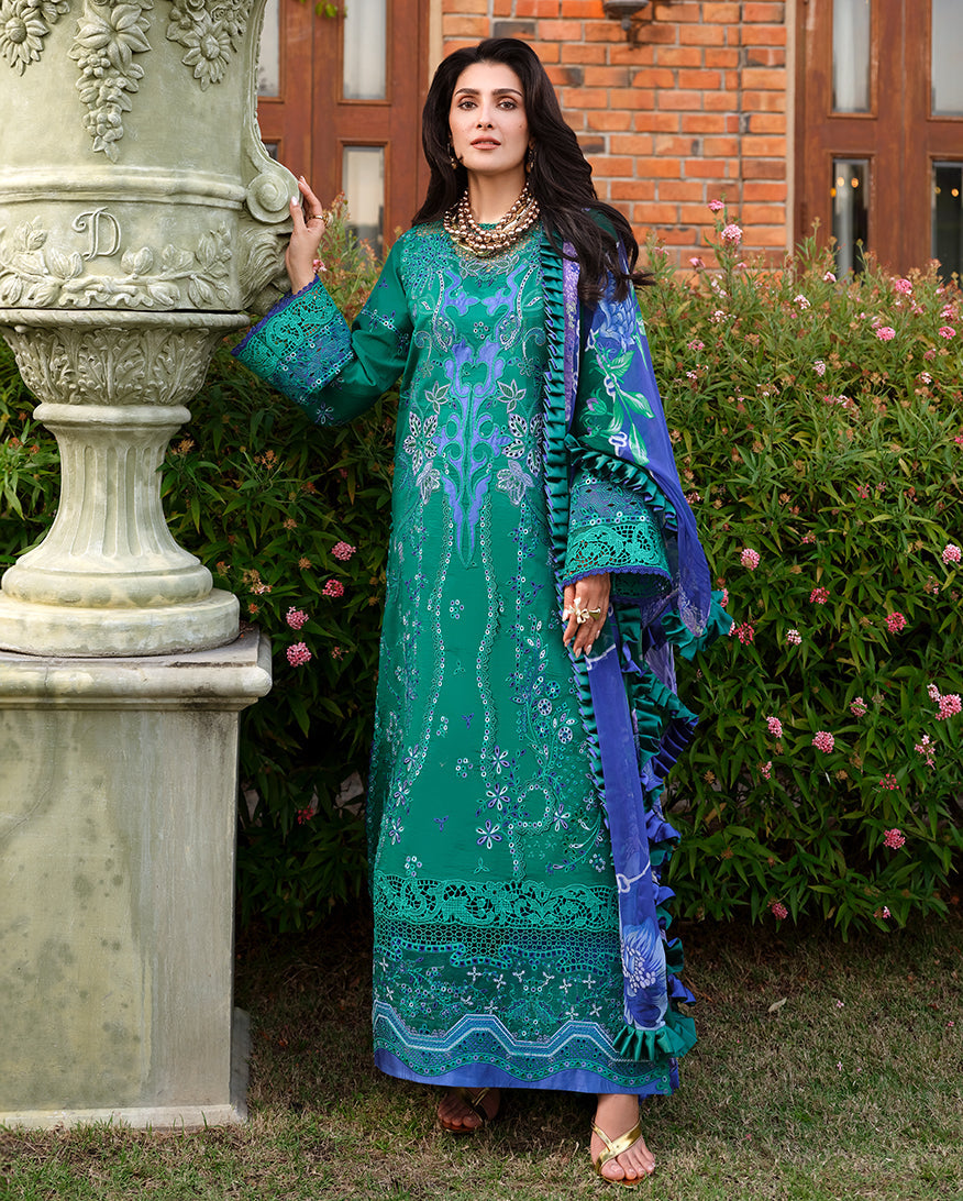 Mushq Amoi luxury lawn 2026=Blooming Romance Aangan | the Essence of Lawn & Chiffon