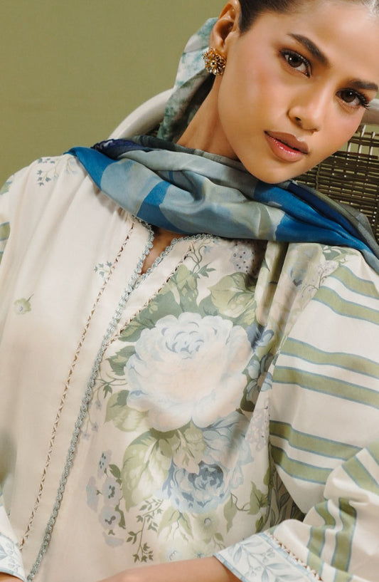 Coco by Zara Shahjahan Printed Lawn Unstitched 3 Piece Suit