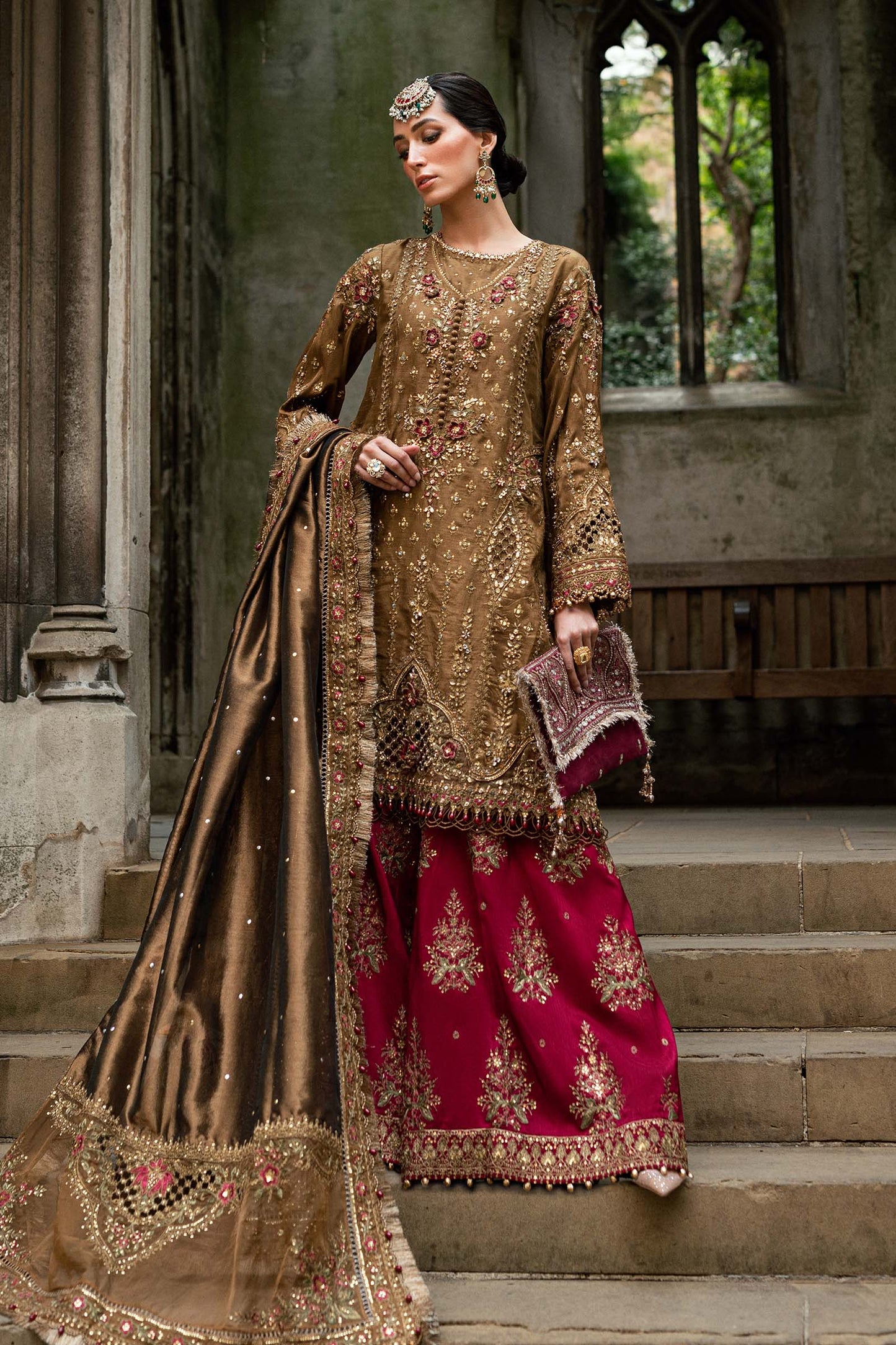 Maria B Soirée festive Pakistani suits online India
• Buy Maria B designer suits for weddings in India
• Original Pakistani festive wear by Maria B Soirée
• Maria B Soirée chiffon suits with embroidery India deliver