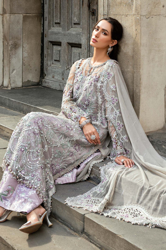 Maria B Soirée chiffon suits with embroidery India delivery
• Shop Maria B Soirée collection online in India
• Pakistani party wear suits by Maria B Soirée
• Maria B Soirée unstitched festive suits India
• Luxury Pakistani suits for Indian customers by Maria B