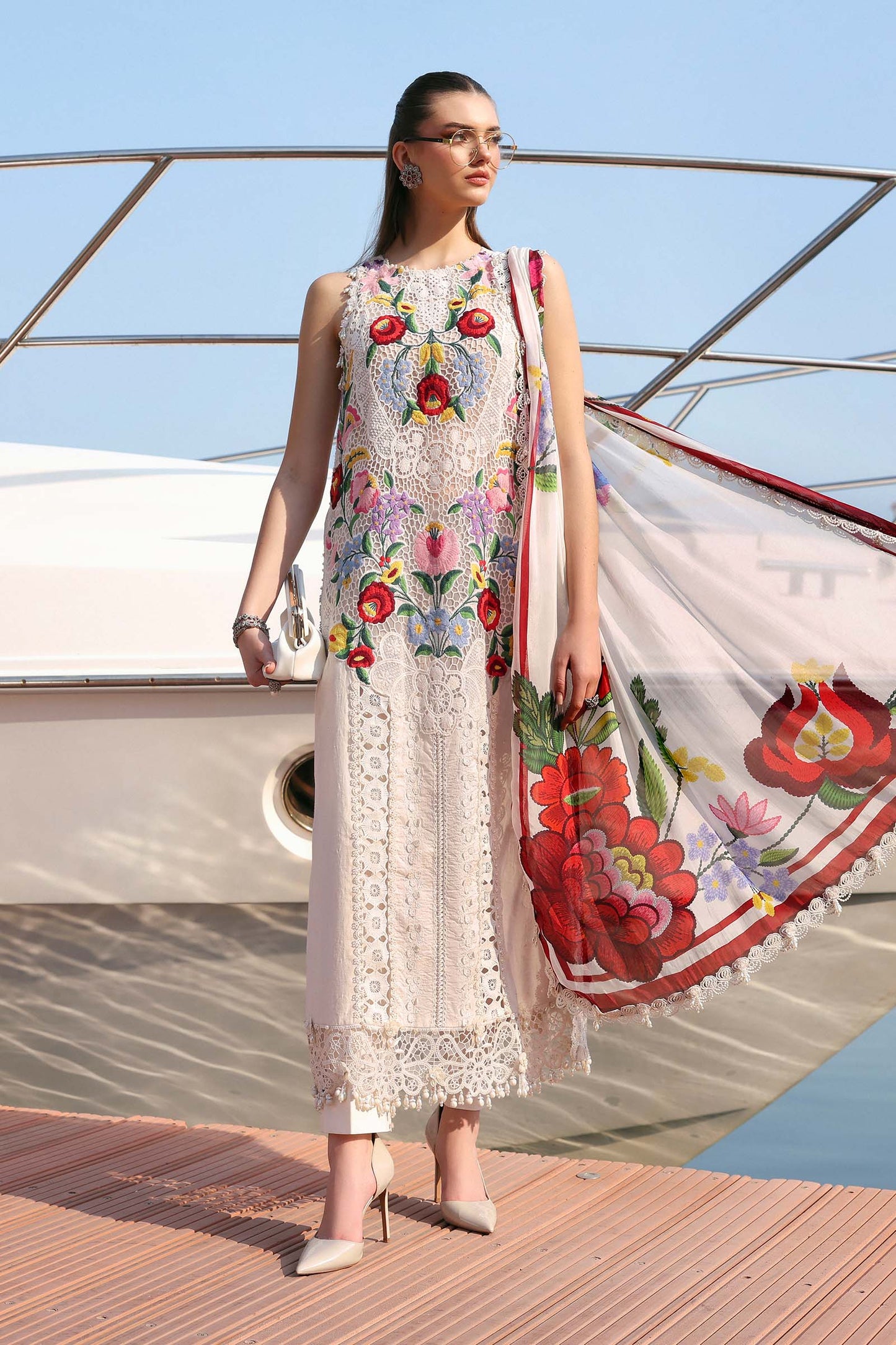Maria B luxury Lawn 2026=10 a Aangan | the Essence of Lawn & Chiffon