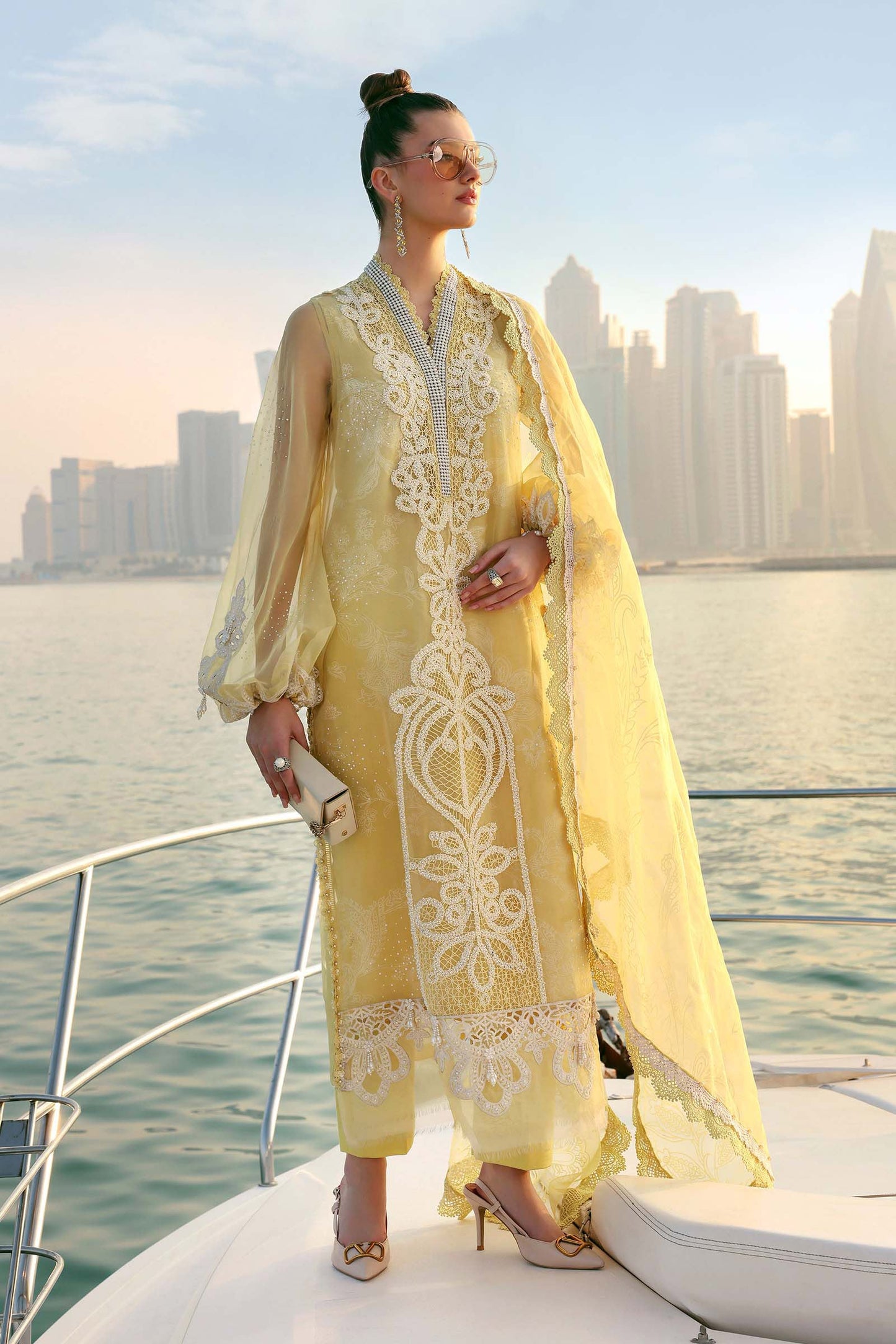 Maria B luxury Lawn 2026=04 a Aangan | the Essence of Lawn & Chiffon