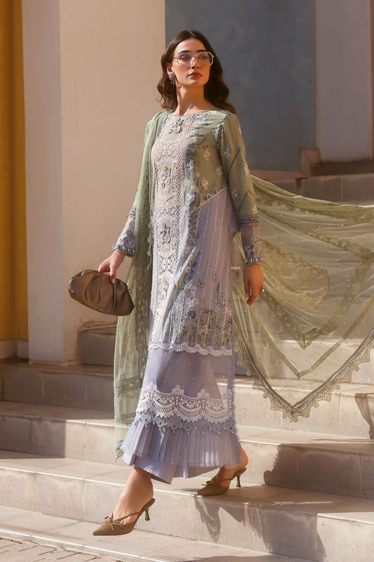 Maria B luxury Lawn 2026=06b Aangan | the Essence of Lawn & Chiffon