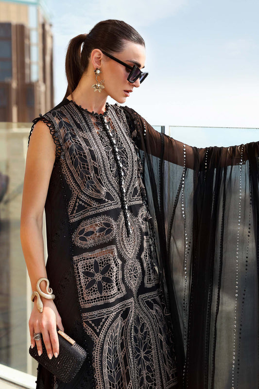 Maria B luxury Lawn 2026=08b Aangan | the Essence of Lawn & Chiffon