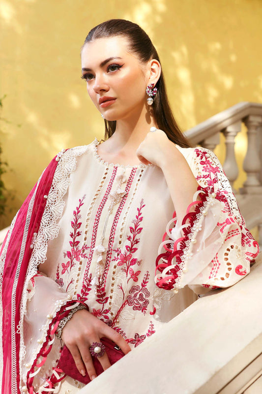 Maria B luxury Lawn 2026=09a Aangan | the Essence of Lawn & Chiffon