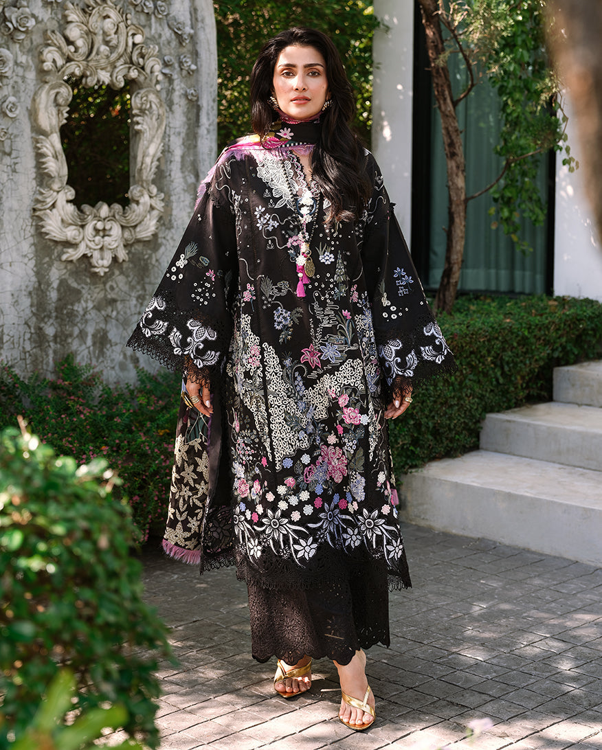Mushq Amoi luxury lawn 2026=Gentle Breeze Aangan | the Essence of Lawn & Chiffon