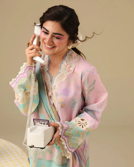 Mushq Soleil Prints Lawn 2026 || Honey Petal Aangan