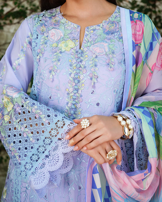 Mushq Amoi luxury lawn 2026= Sweet Confession Aangan | the Essence of Lawn & Chiffon