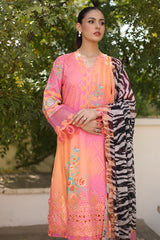 Charizma Combinations 2026 Lawn-CC6-010 Aangan the essence of lawn & chiffon