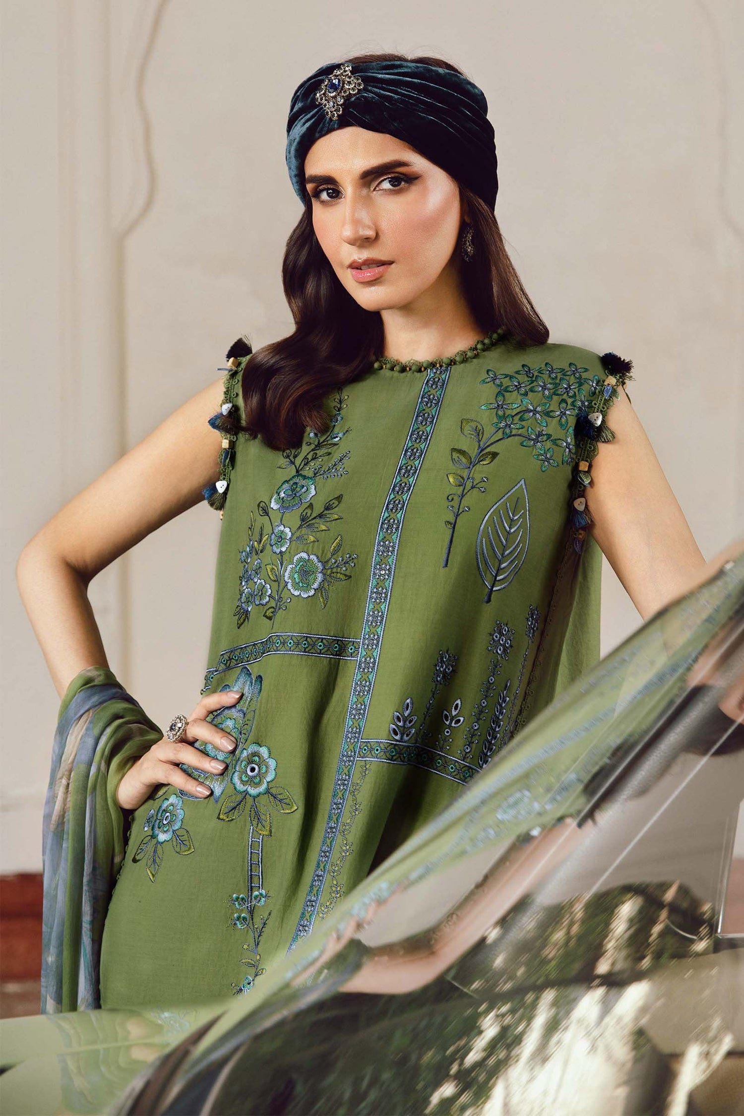 - "Original Pakistani embroidered suit available in India – Maria B M.Print"