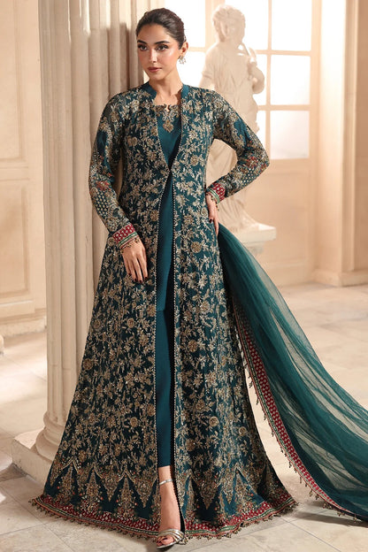 Charizma Dastan-e-Jashan Vol 1 2026 Design 05 - unstitched embroidered chiffon suit front view