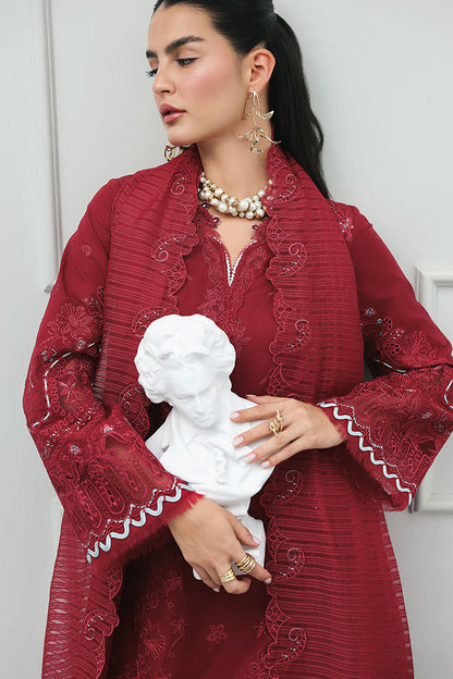 Qalamkar Qline Lawn Drop 1 =QISTAH Aangan the essence of lawn & chiffon