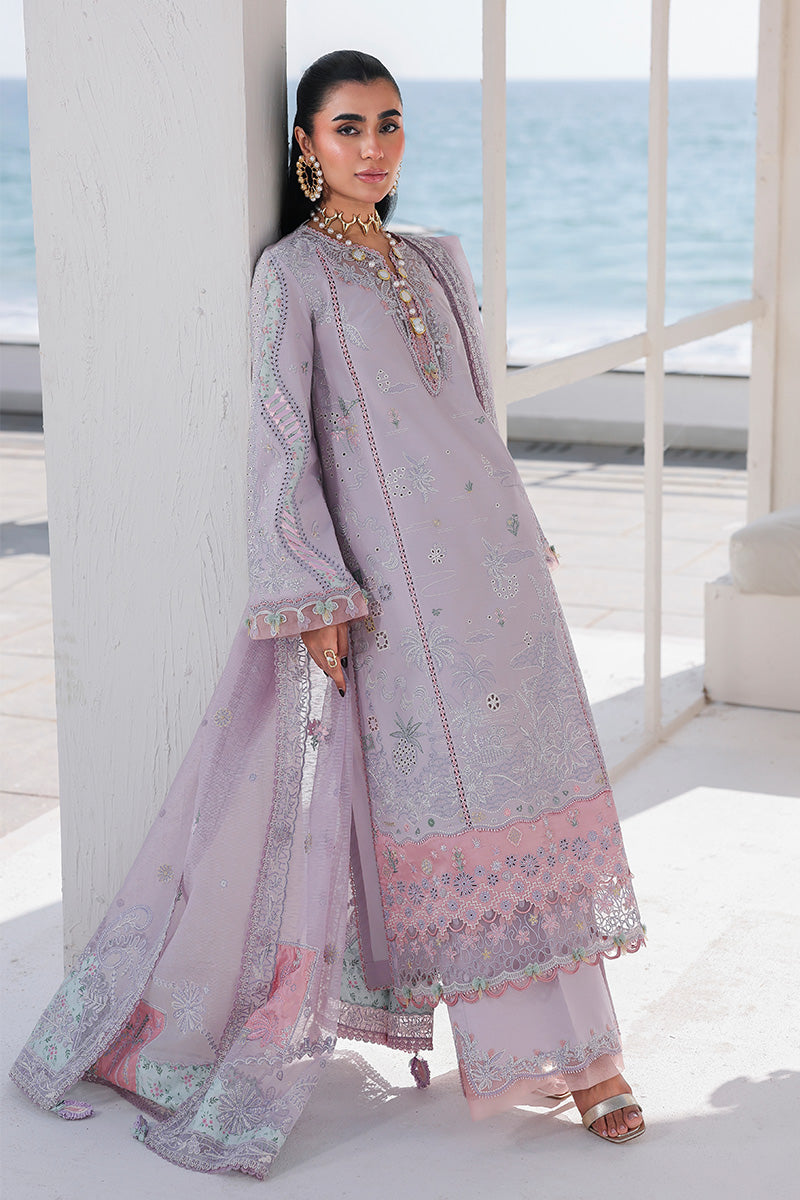 Qalamkar Sahil Luxury Lawn '26-SA-11 REHMA Aangan.the essence of lawn & chiffon