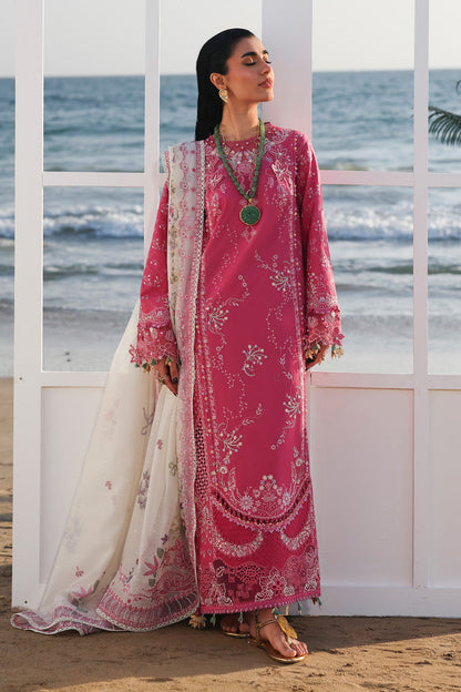 Qalamkar Sahil Luxury Lawn '26=SA-13 TARA Aangan.the essence of lawn & chiffon