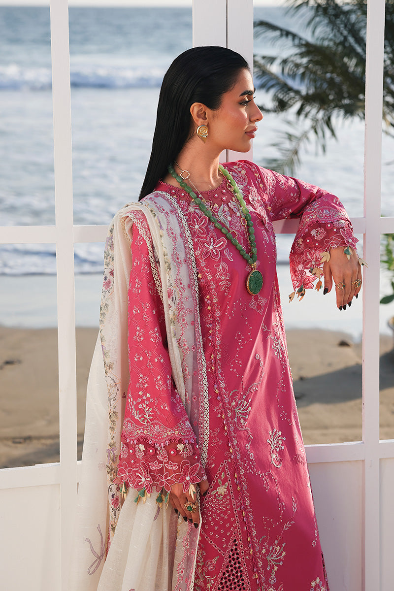 Qalamkar Sahil Luxury Lawn '26=SA-13 TARA Aangan.the essence of lawn & chiffon