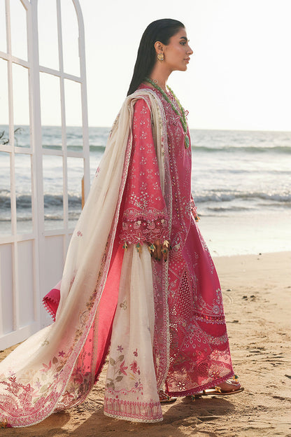 Qalamkar Sahil Luxury Lawn '26=SA-13 TARA Aangan.the essence of lawn & chiffon