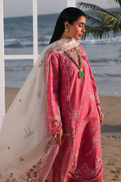 Qalamkar Sahil Luxury Lawn '26=SA-13 TARA Aangan.the essence of lawn & chiffon