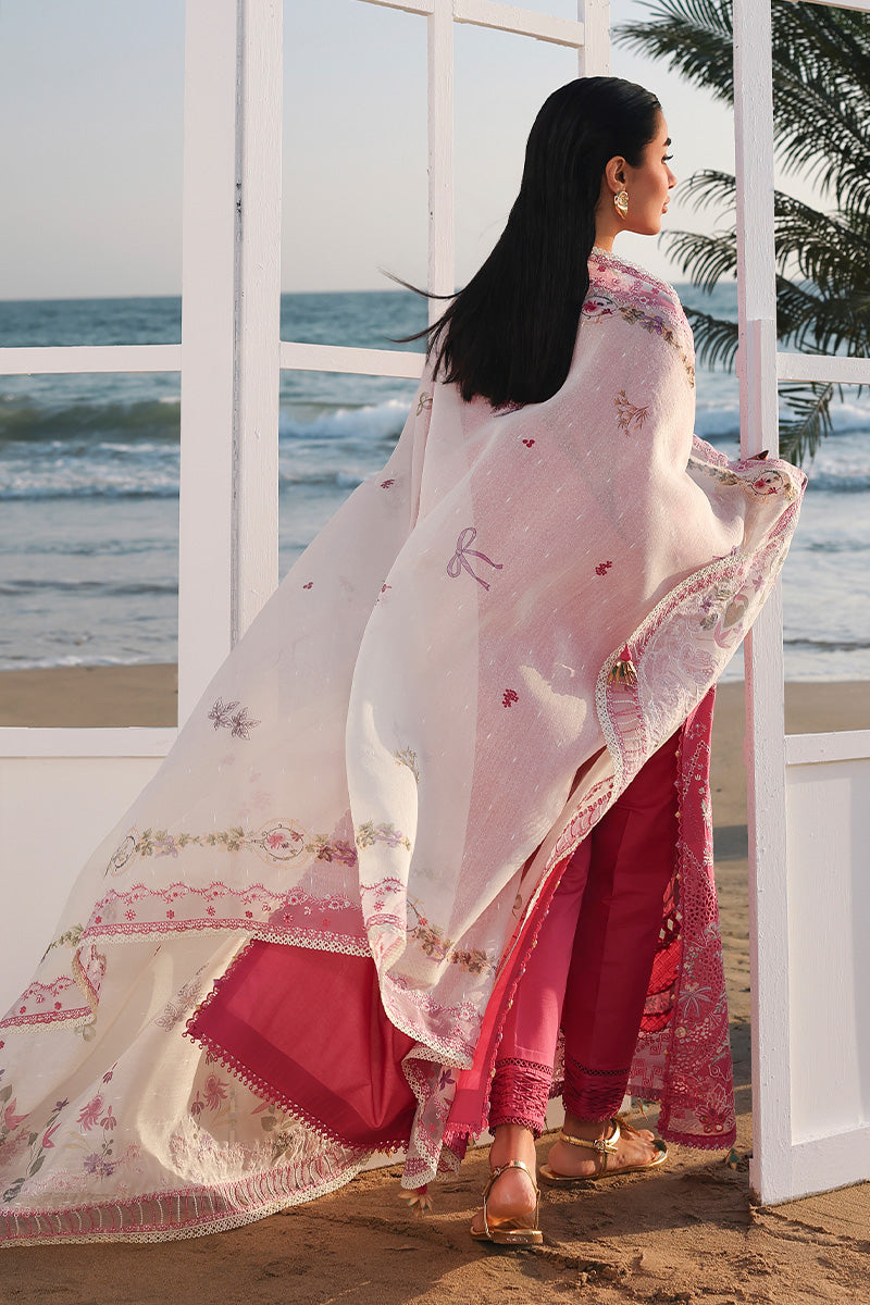 Qalamkar Sahil Luxury Lawn '26=SA-13 TARA Aangan.the essence of lawn & chiffon