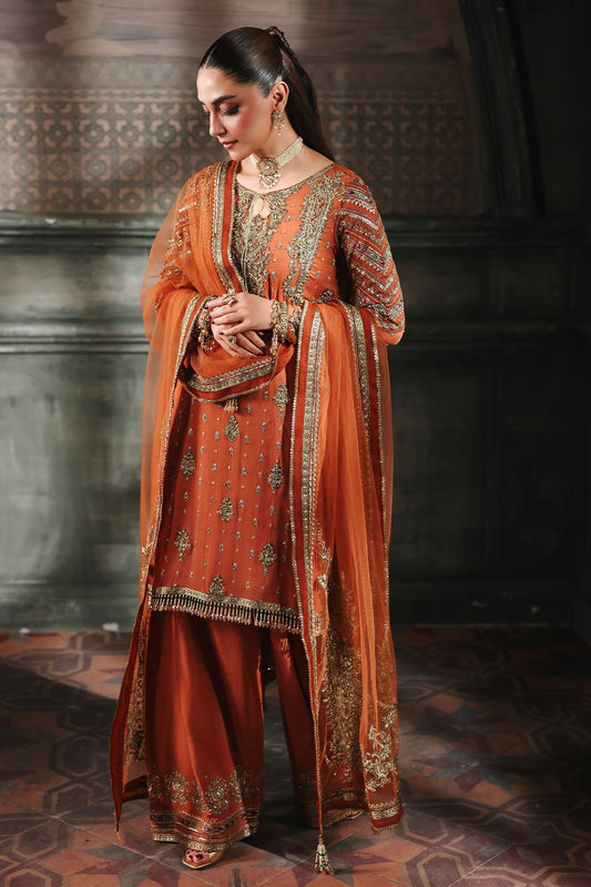 Charizma Dastan e jashn DJW5-11 Aangan the essence of lawn & chiffon