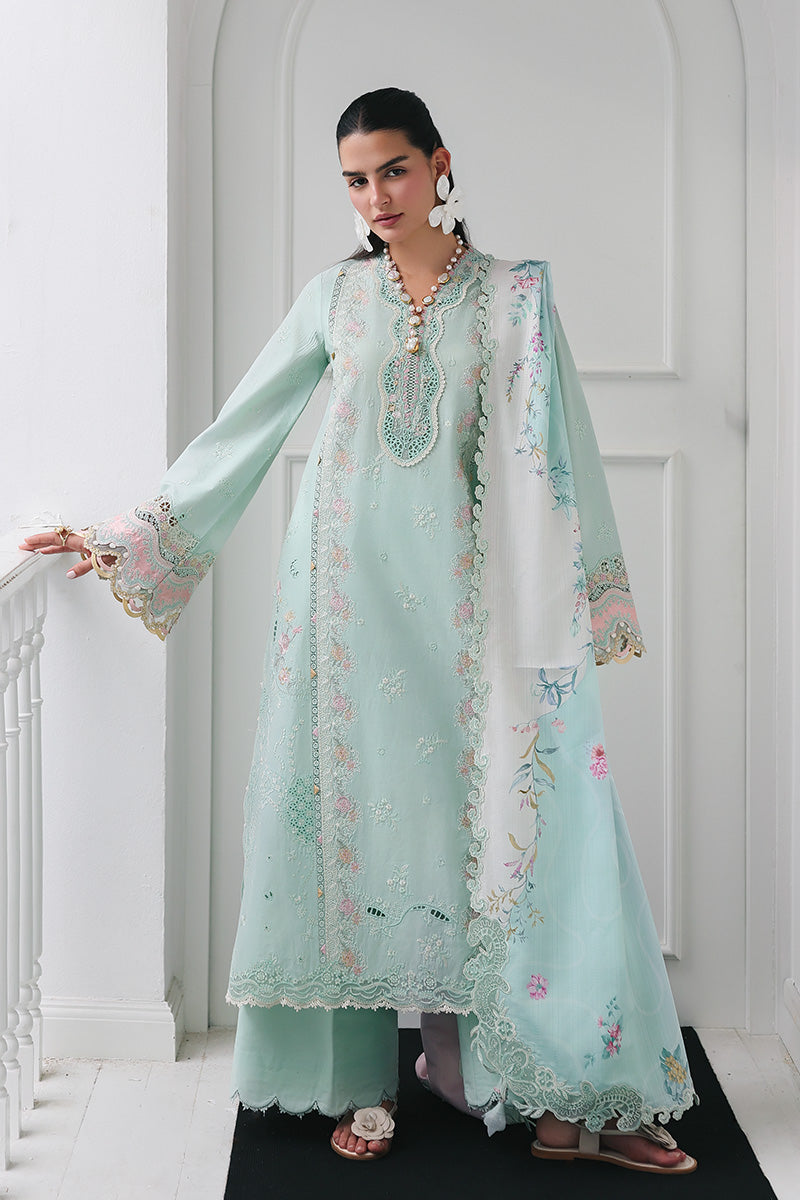 Qalamkar Qline Lawn Drop 1 =RAHA Aangan the essence of lawn & chiffon