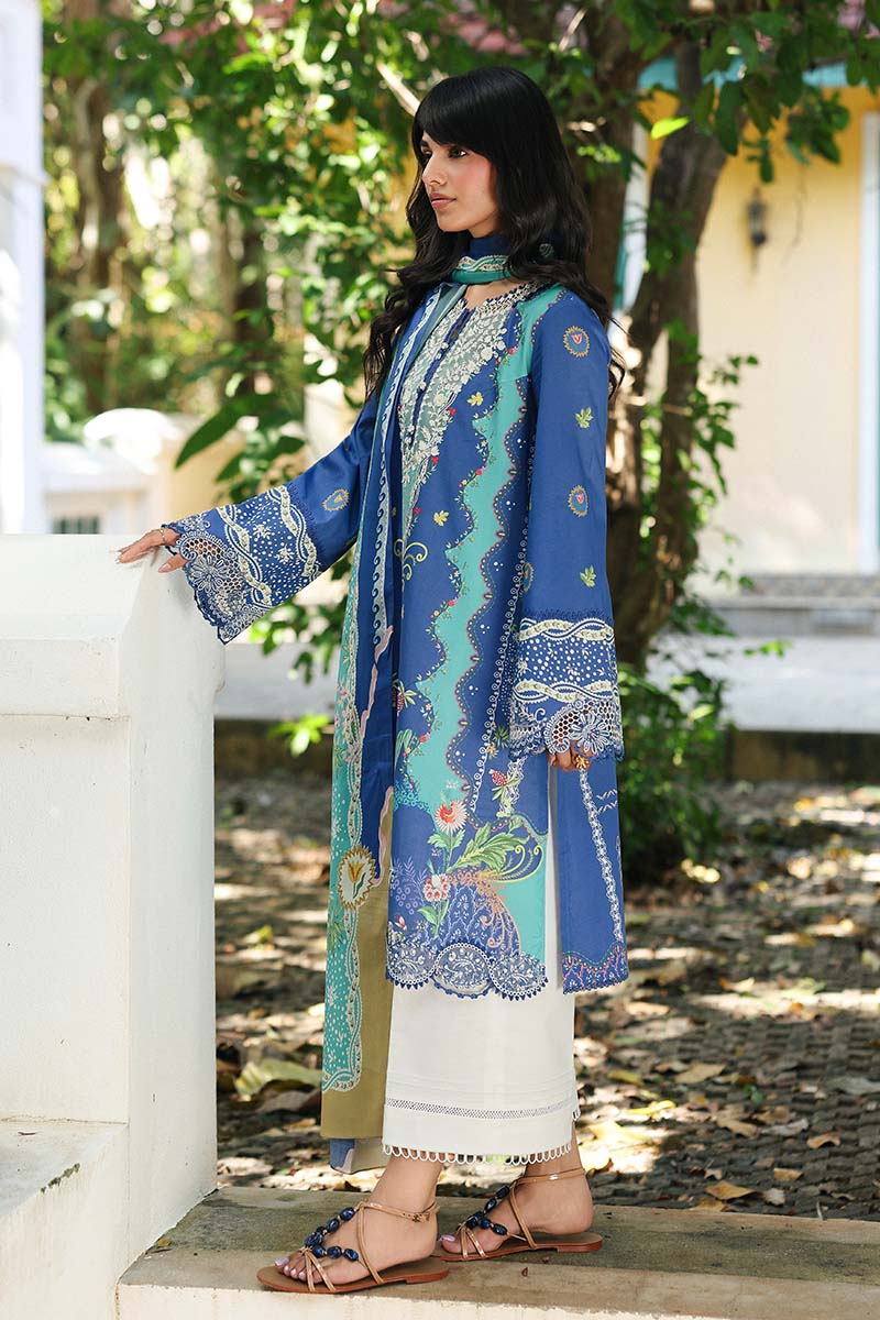 Qalamkar Qprints Lawn 2026 – Elegant Eavan & Aangan suits. Authentic Pakistani lawn fashion in India with COD & quick doorstep delivery.