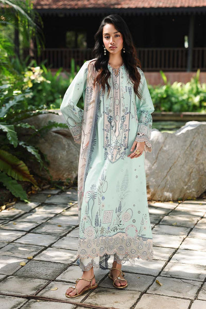 Shop Qalamkar Lawn 2026 Eavan & Aangan online in India. Premium Pakistani lawn suits with COD option, genuine quality & stylish embroidery