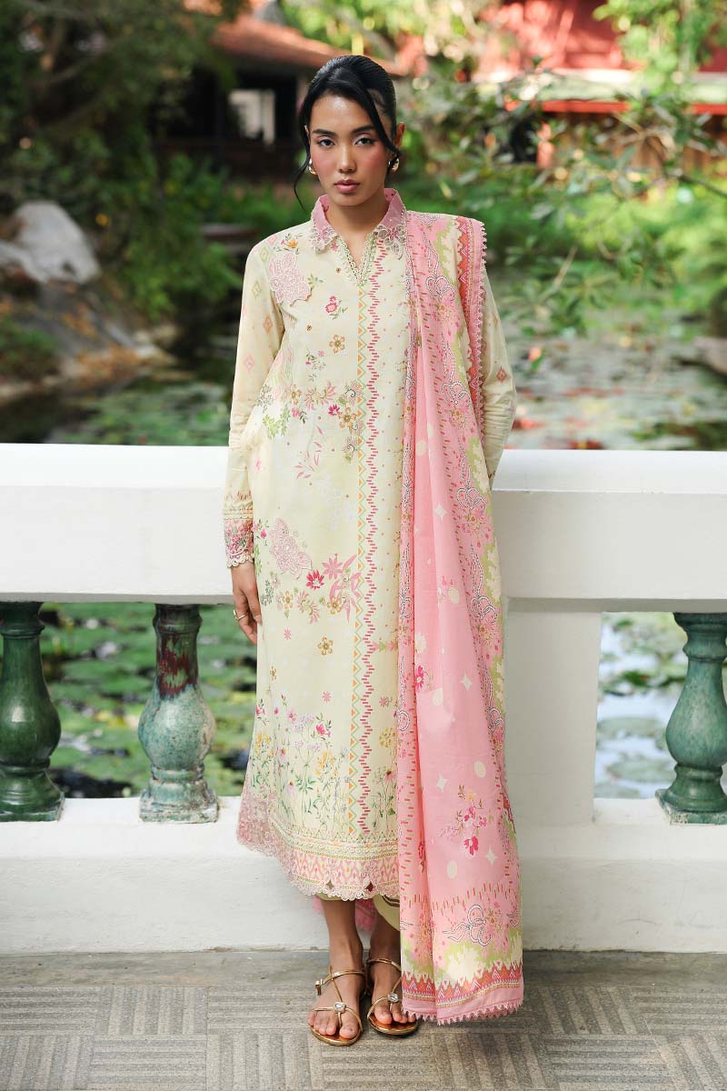 Qalamkar QPrint Lawn 2026 – authentic Pakistani lawn suit available for online shopping in India.