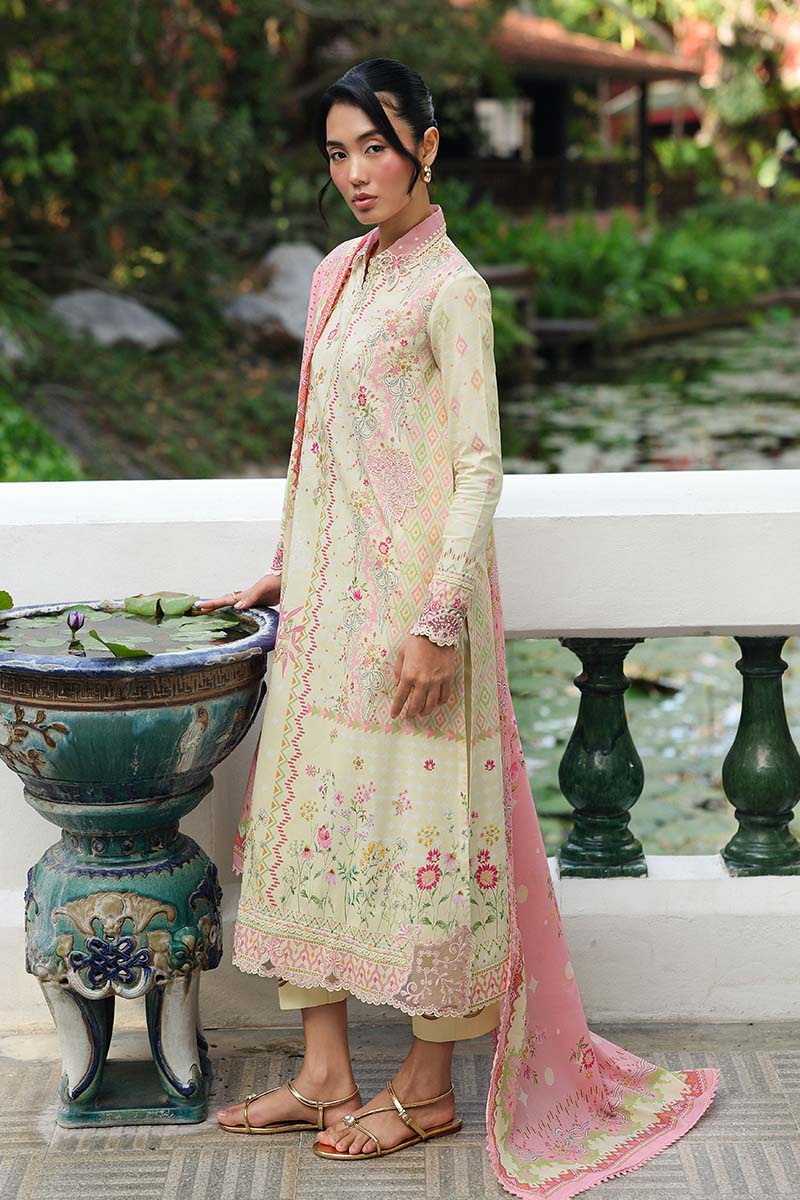 Qalamkar QPrint Lawn 2026 – authentic Pakistani lawn suit available for online shopping in India.