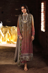 charizma vasal embroidered chiffon suit for festive wear  
charizma vasal unstitched luxury chiffon dress 2025  