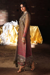 charizma vasal embroidered chiffon suit for festive wear  
charizma vasal unstitched luxury chiffon dress 2025  