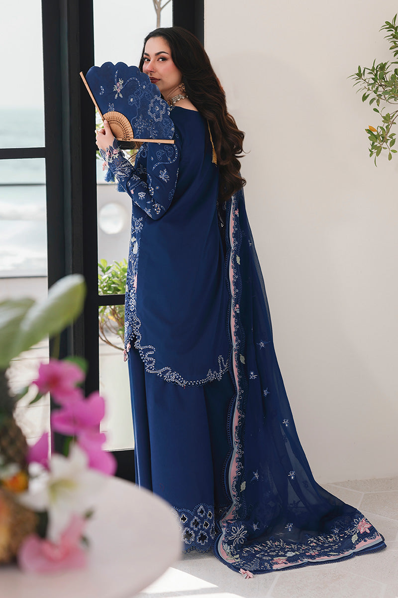 Qalamkar Sahil Luxury Lawn '26=SA-16 ESMA Aangan.the essence of lawn & chiffon