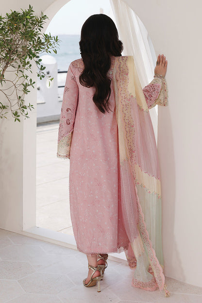 Qalamkar Sahil Luxury Lawn '26=SA-09 HANIYA Aangan.the essence of lawn & chiffon