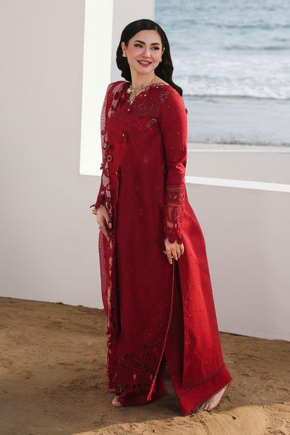 Qalamkar Sahil Luxury Lawn '26=SA-14 NELAM Aangan.the essence of lawn & chiffon