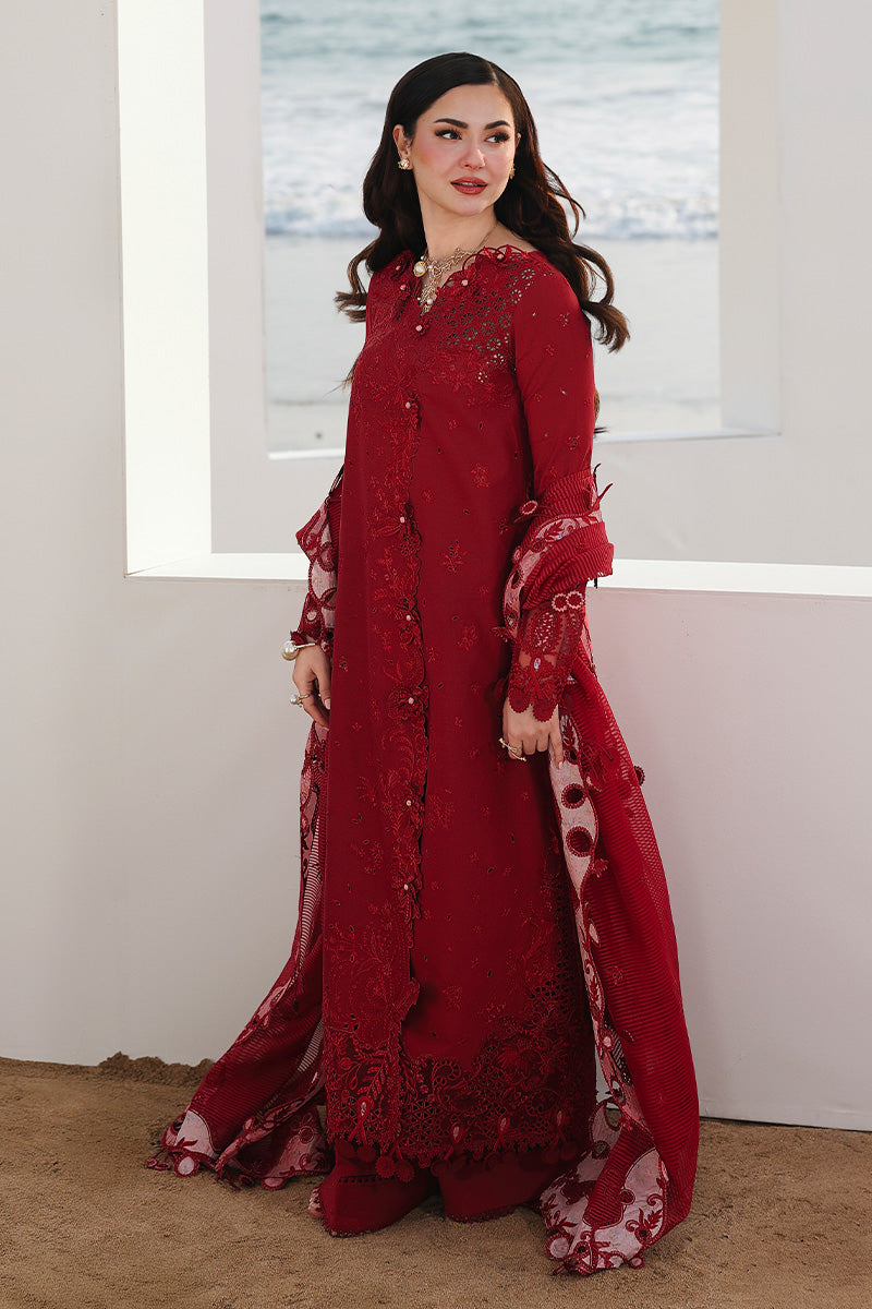 Qalamkar Sahil Luxury Lawn '26=SA-14 NELAM Aangan.the essence of lawn & chiffon