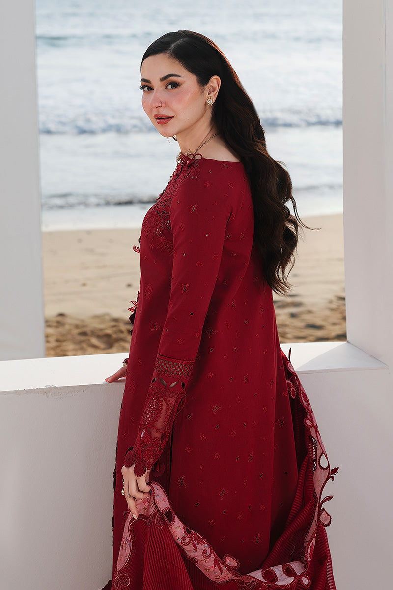 Qalamkar Sahil Luxury Lawn '26=SA-14 NELAM Aangan.the essence of lawn & chiffon