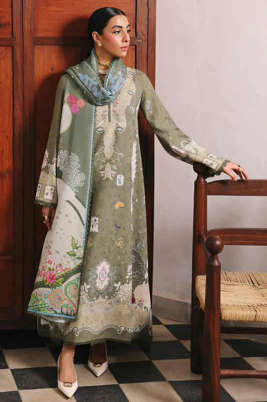 	Qalamqar QLine unstitched suit in authentic ethnic wear