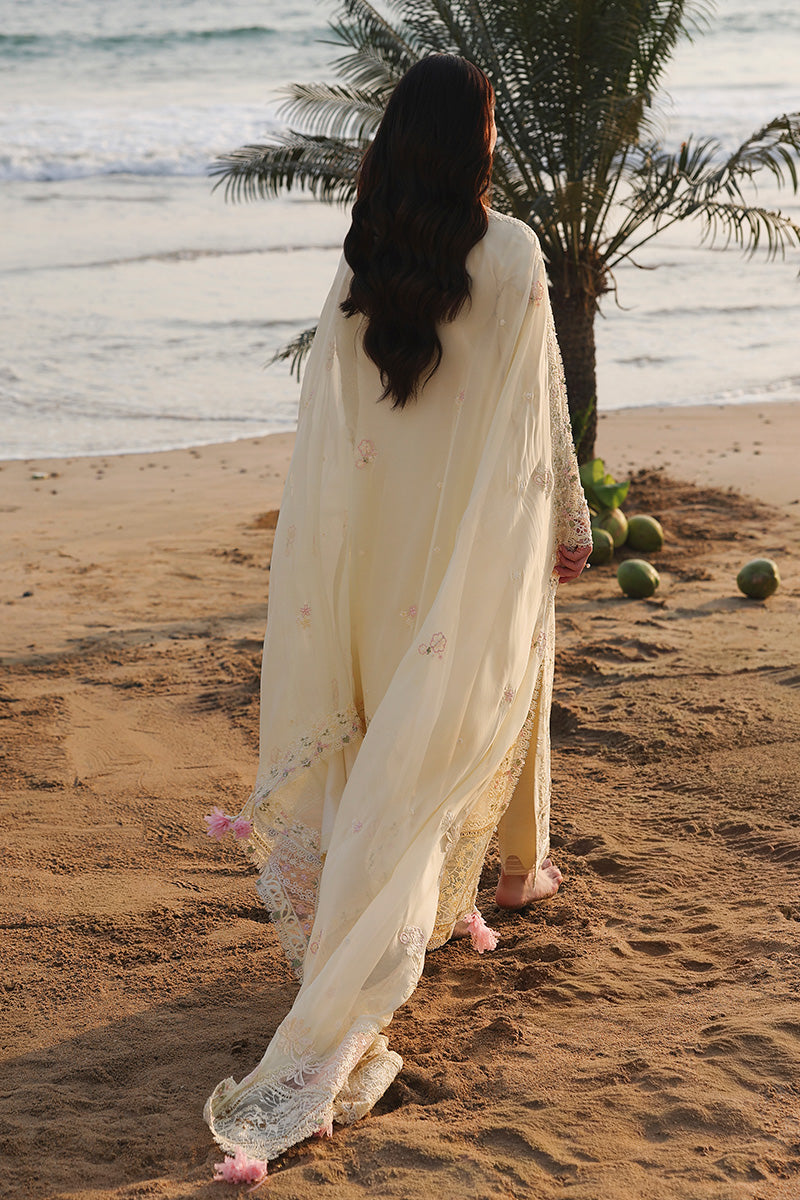 Qalamkar Sahil Luxury Lawn '26-SA-03 SAFA |AANGAN|Shop Pakistani lawn suits online