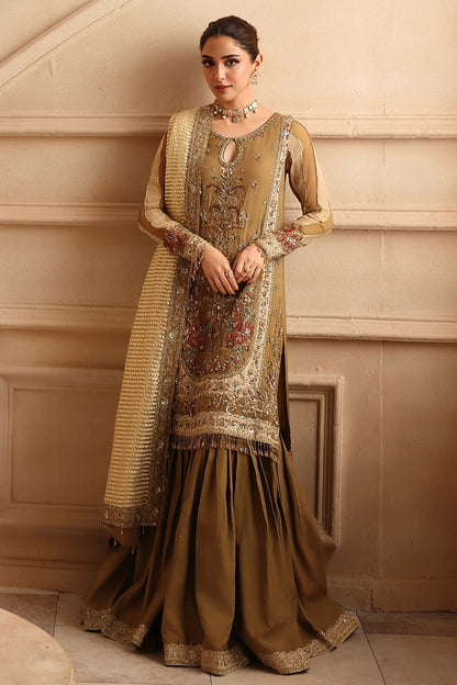 Charizma Dastan-e-Jashan Vol 1 2026 Design 06 - unstitched embroidered chiffon suit front view
